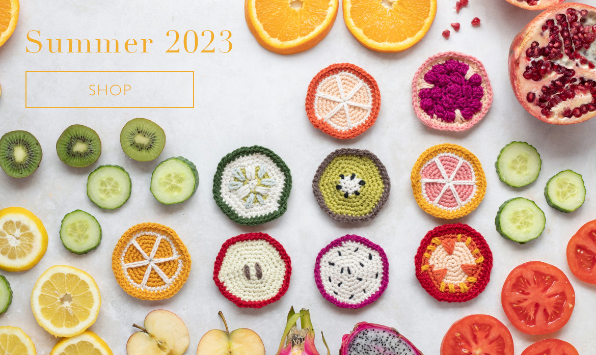 Fruit Slice Crochet Patterns for Summer 2023 from TOFT